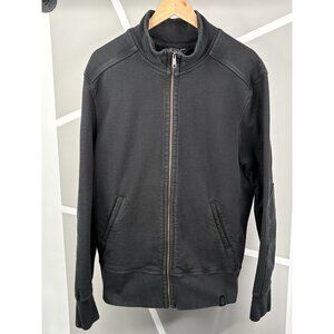 American Giant Moto Full Zip Jacket Men's XL Heavyweight Mock M1-1A-6 USA Lined